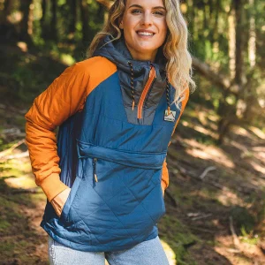 Ocean isolierte Anorak-Jacke - Fähnrichblau