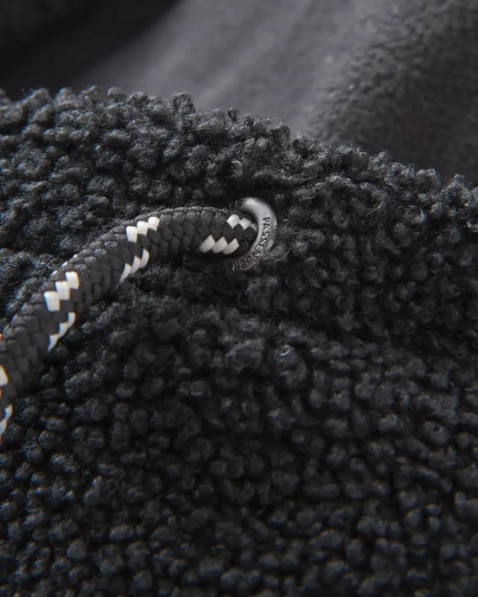 Snowdrift Fleece-Kapuzenoberteil - Schwarz – Bild 6