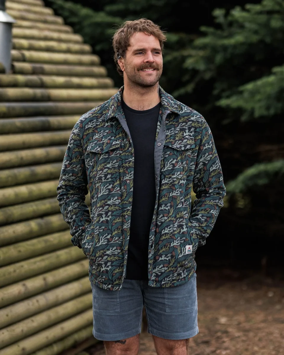 Maple Polar Fleece Shirt – Ocean Current Black – Bild 2